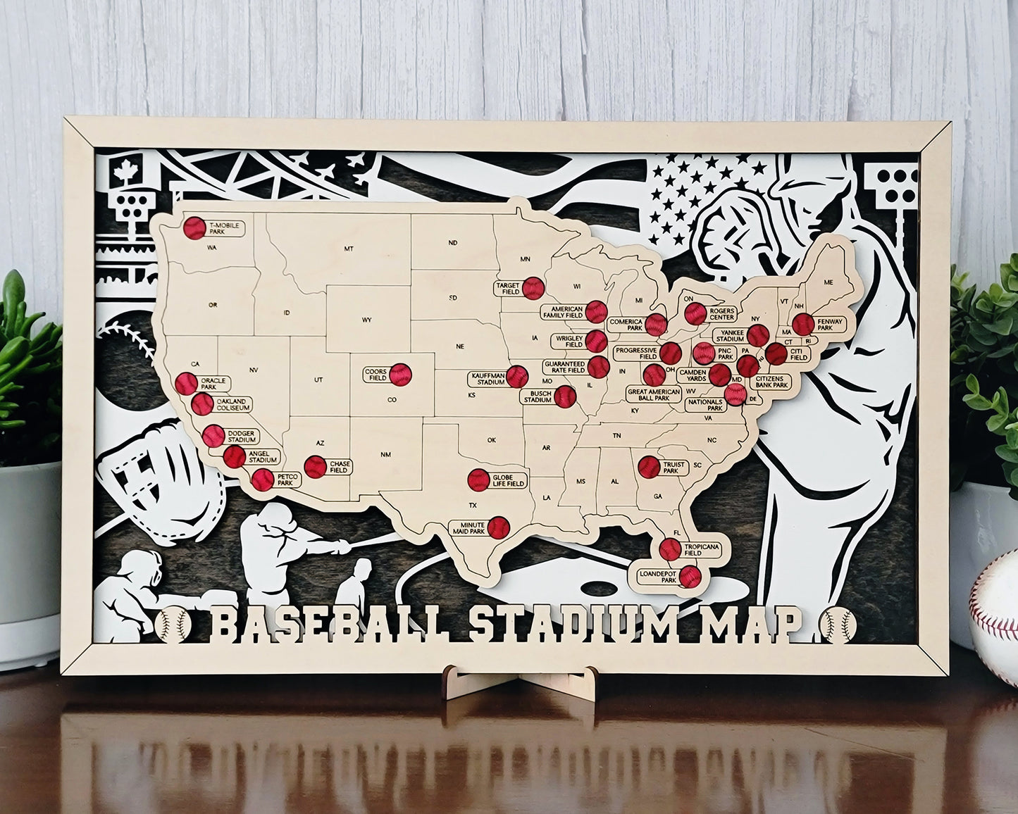 Baseball Stadium Map - MLB stadium map