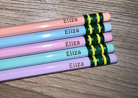 Personalized Pencils - set of 5