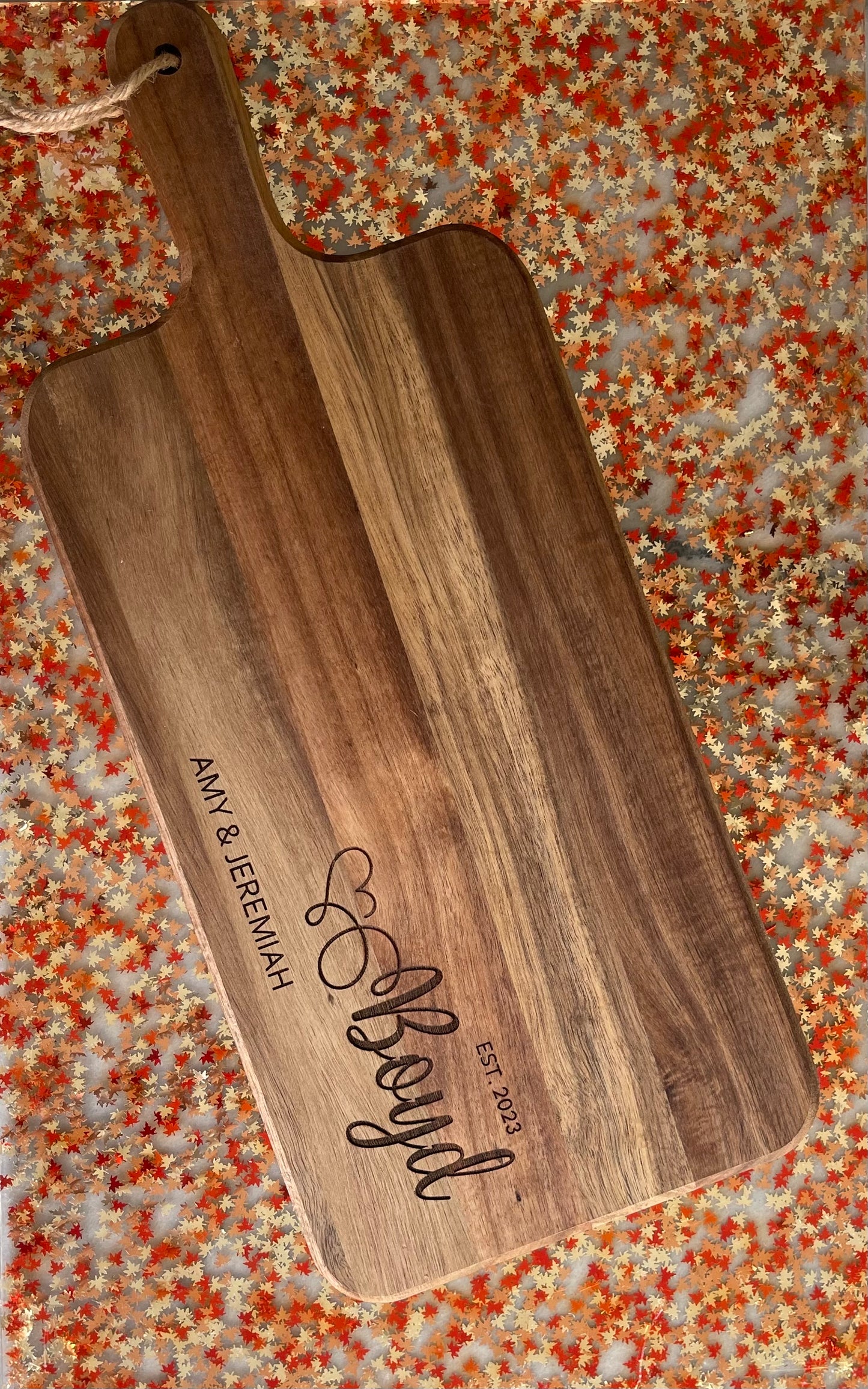 Personalized Acacia Wood Board