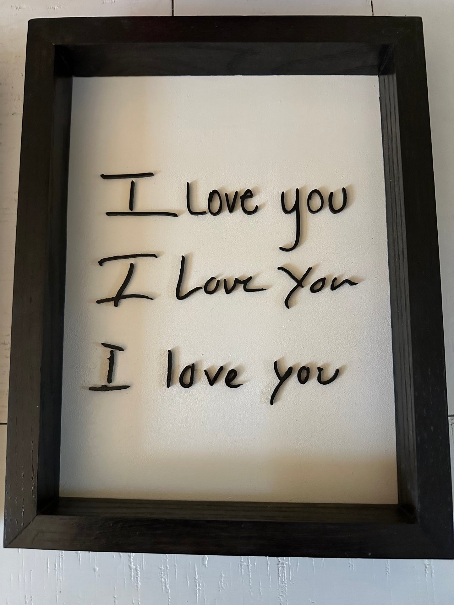 Custom Handwriting Art - A forever keepsake of your loved ones handwriting.