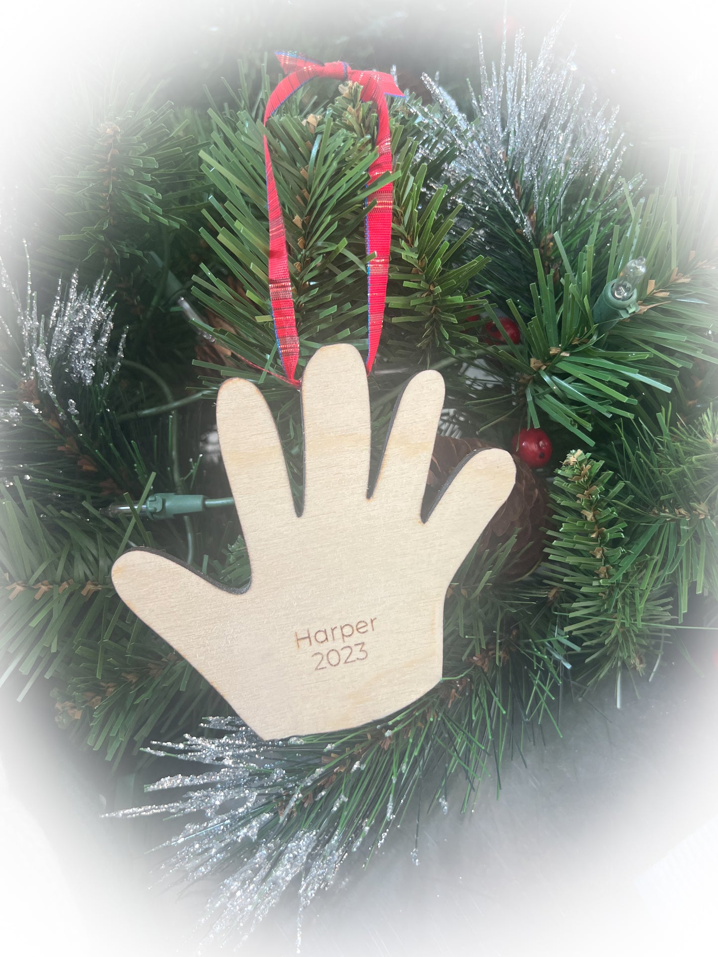 Keepsake Custom Handprint Ornament