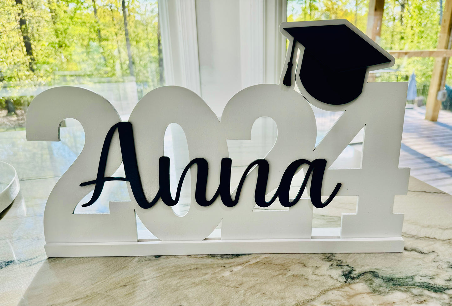 2024 Grad Name Sign (stand included)