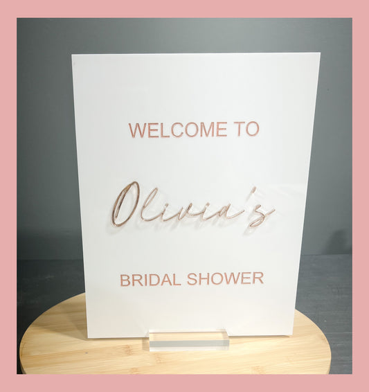 Custom Event Sign