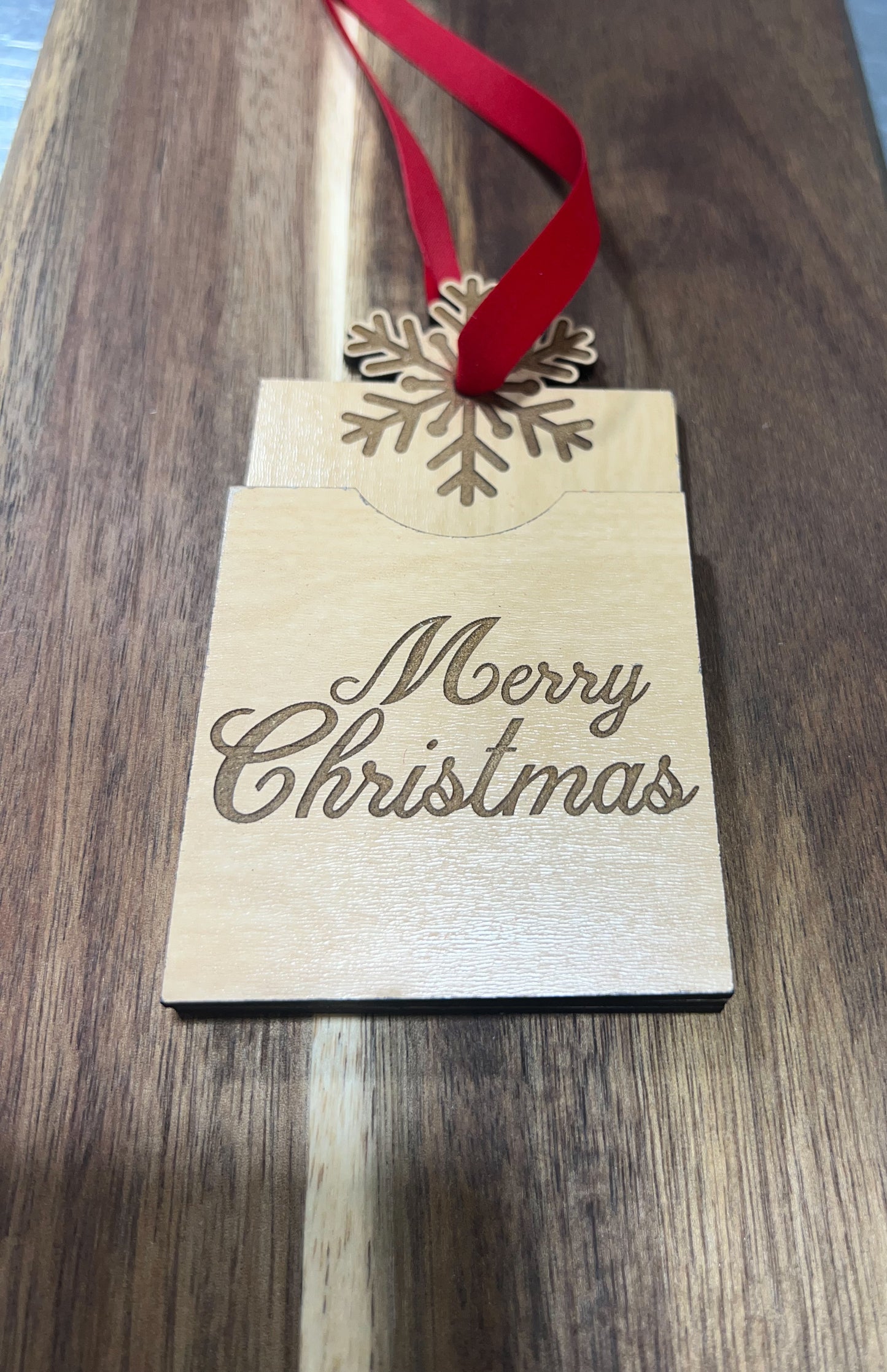 Gift Card Holder - Tag Shaped