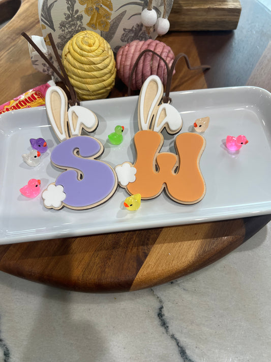 Easter Basket Initial Tags