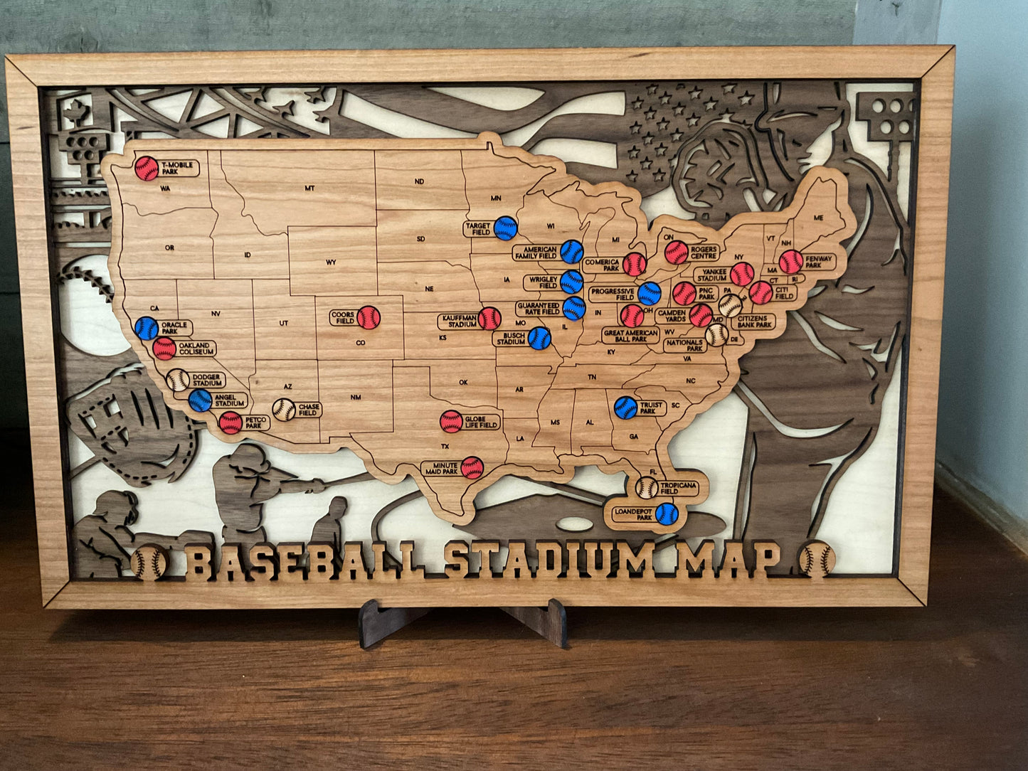 Baseball Stadium Map - MLB stadium map