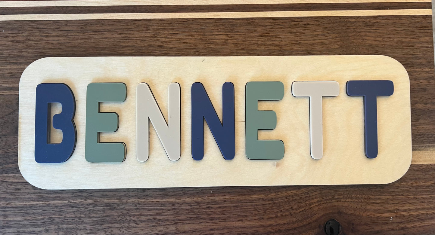 Wooden Name Puzzle