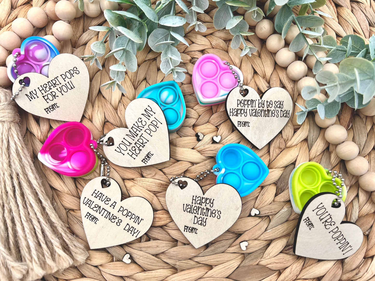 Heart Pop It Valentine Favors